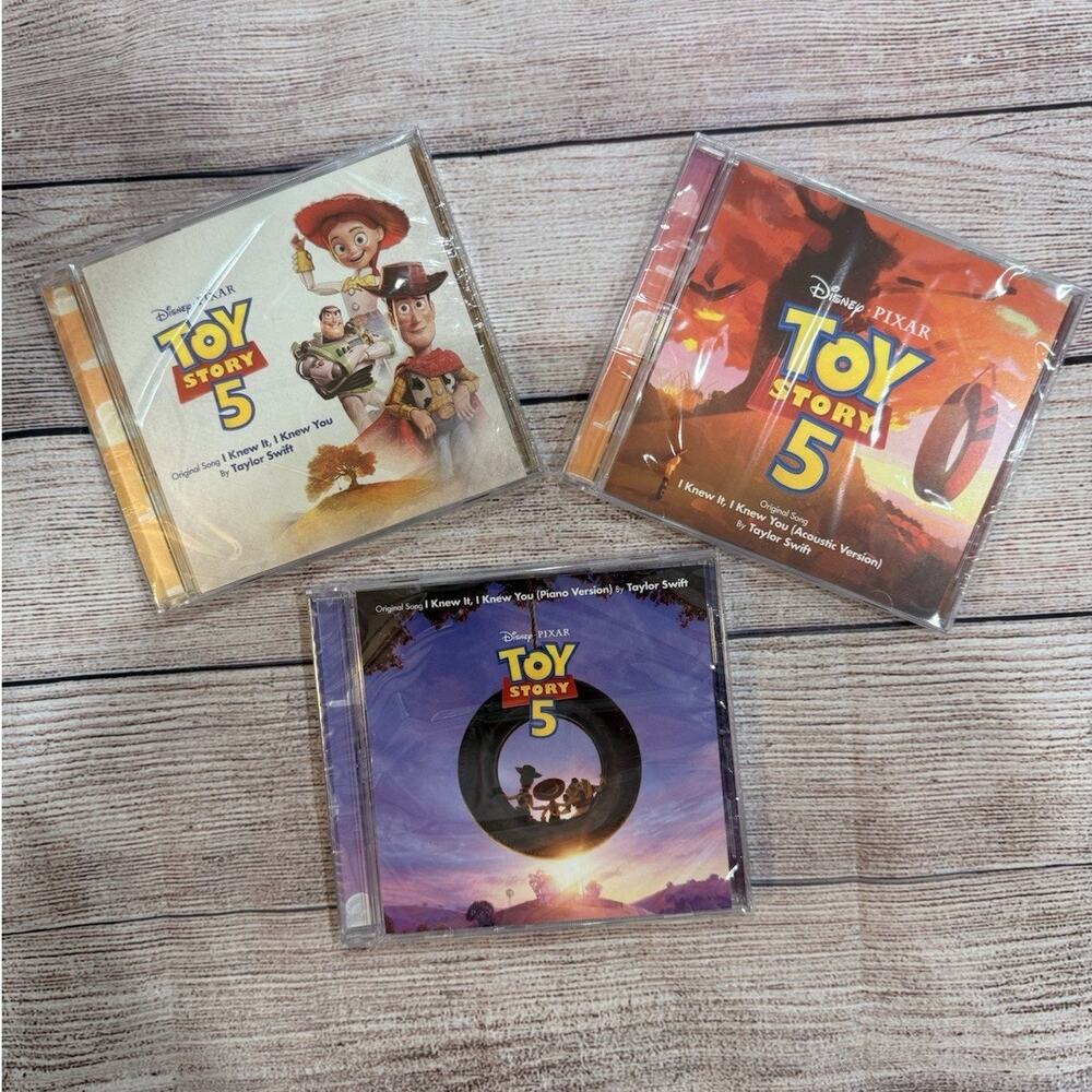 Taylor Swift Toy Story 5 Limited Collector’s CDs - Complete Set Of 3 - Sealed